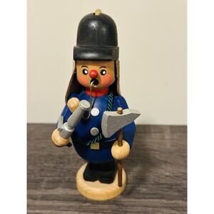 Straco 5 1/2 Inch Wooden Smoker/Incense Burner Firefighter Erzgebirge Germany